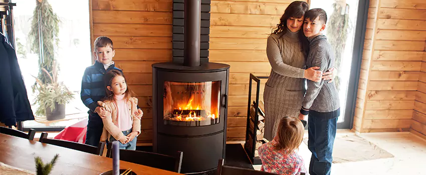 Morso Cast Iron Fireplace Insert Installation in Franklin Park, Illinois