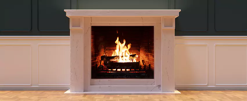 Open Flame Wood-Burning Fireplace Installation Services in Franklin Park, Illinois