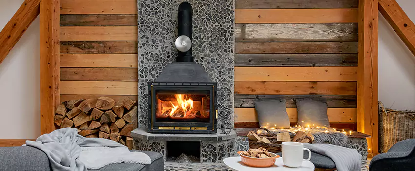 Thelin Hearth Products Direct Vent Gas Stove Fireplace Inspection in Franklin Park, Illinois